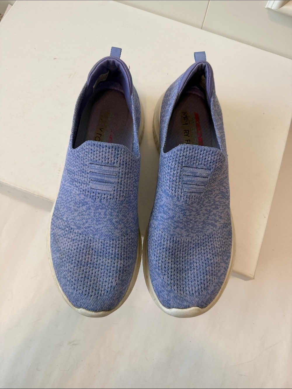 Skechers Go Walk Joy Slip-On Knit Sneakers - Light Lavender
